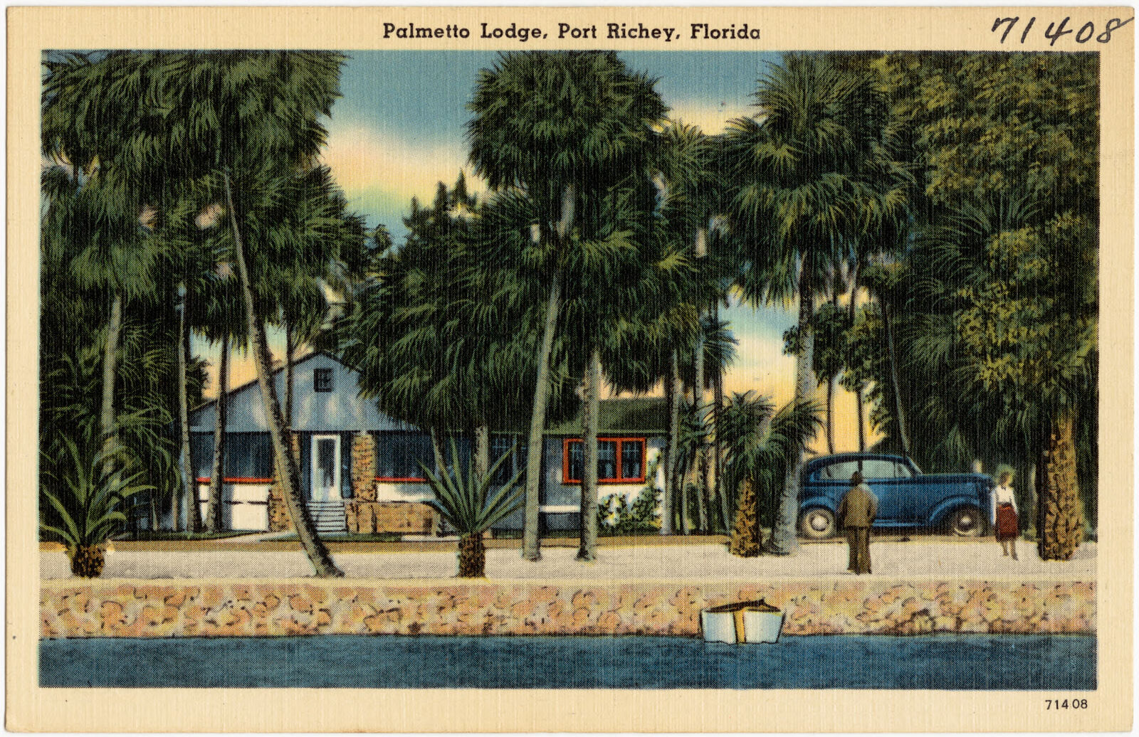 Palmetto Lodge, Port Richey, Florida, Boston Public Library - undated