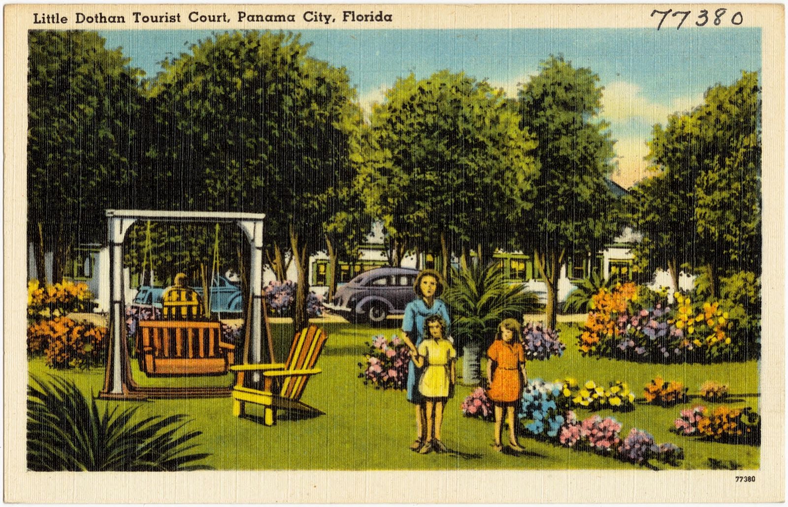 Little Dothan Tourist Court, Panama City, Florida, Boston Public Library - undated