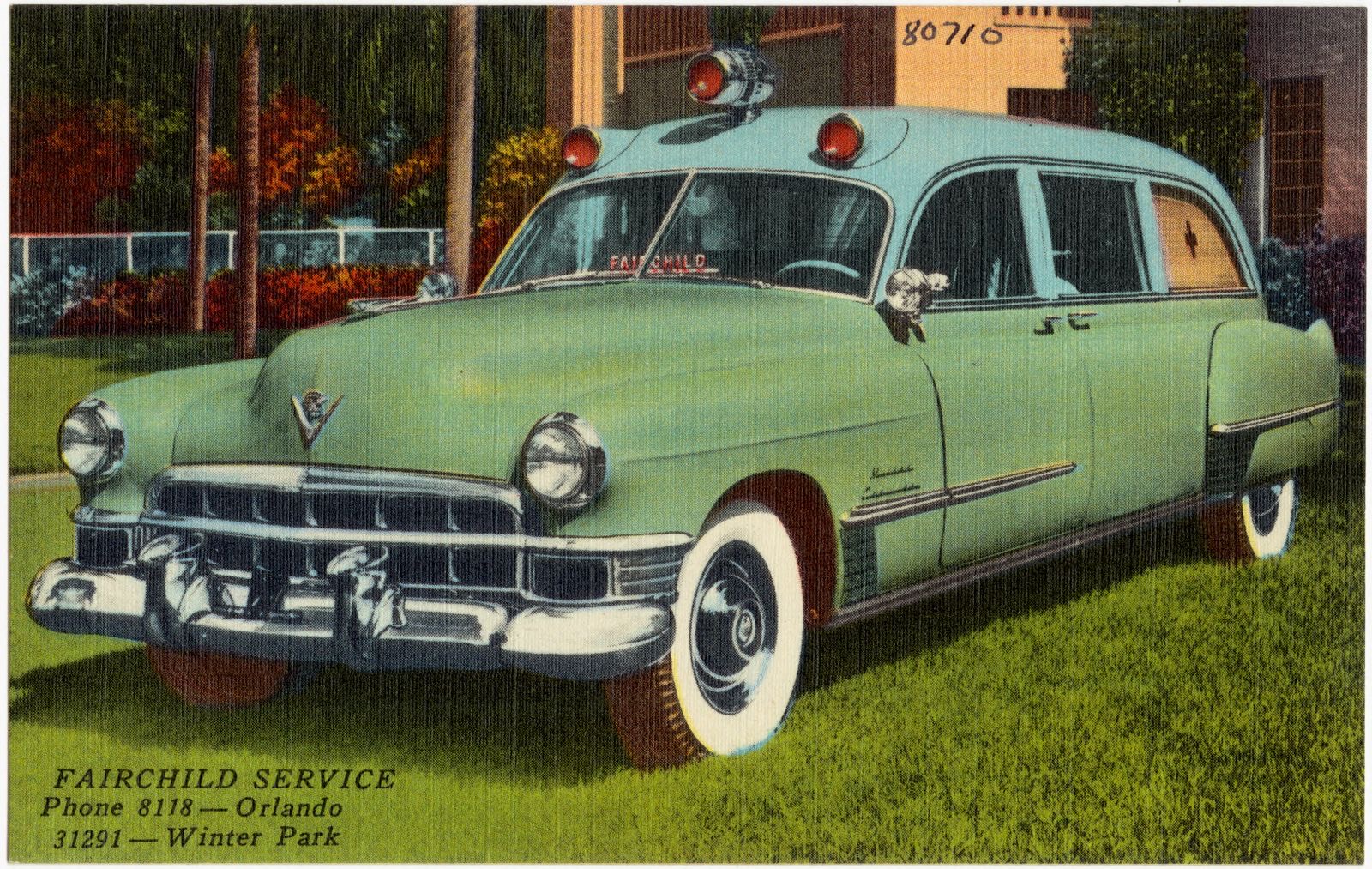Fairchild Service, phone 8118- Orlando, 31291- Winter Park, Boston Public Library - undated
