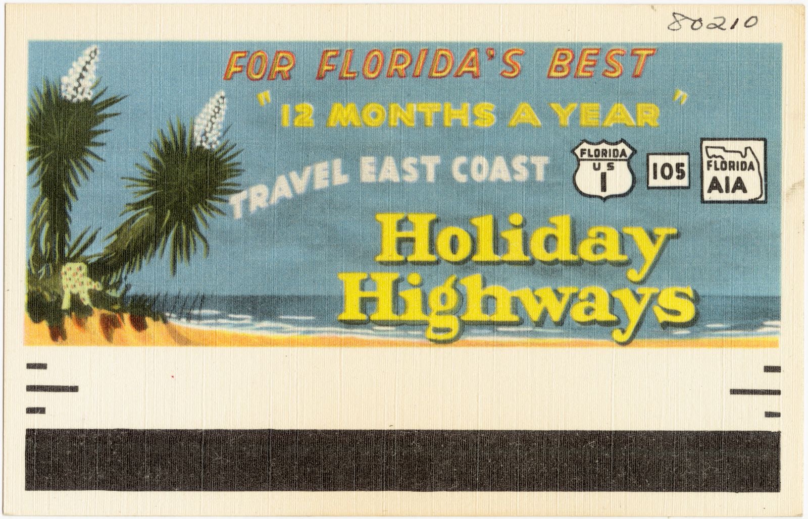 For Florida's best "12 months a year" travel east coast, Holiday Highways, Boston Public Library - undated