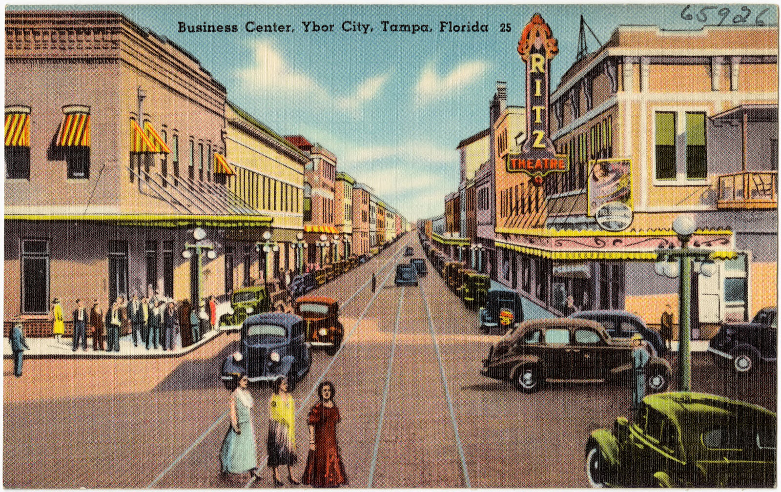 Business center, Ybor City, Tampa, Florida, Boston Public Library - undated