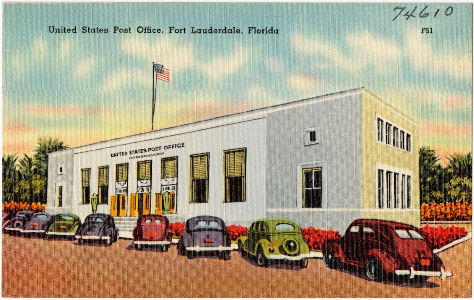 United States Post Office, Fort Lauderdale, Florida, Boston Public Library - undated