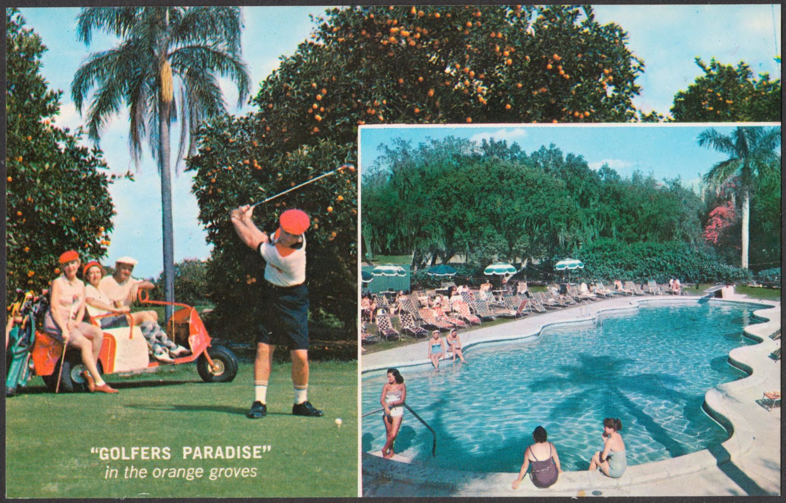 "Golfers paradise" in the orange groves, Boston Public Library - undated