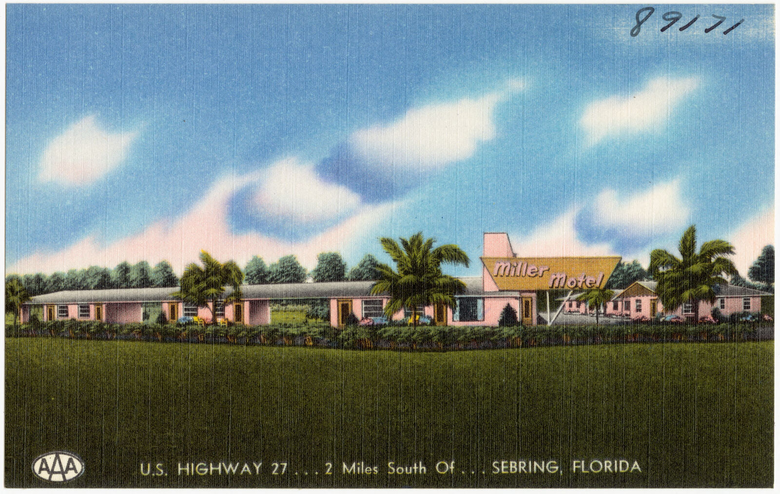 Miller Motel, U.S. highway 27-- 2 miles south of-- Sebring, Florida, Boston Public Library - undated