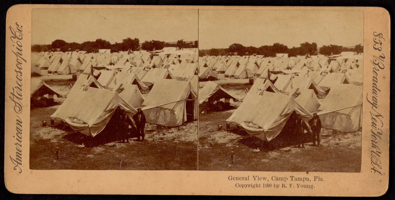 General view, Camp Tampa, Fla., Boston Public Library - undated