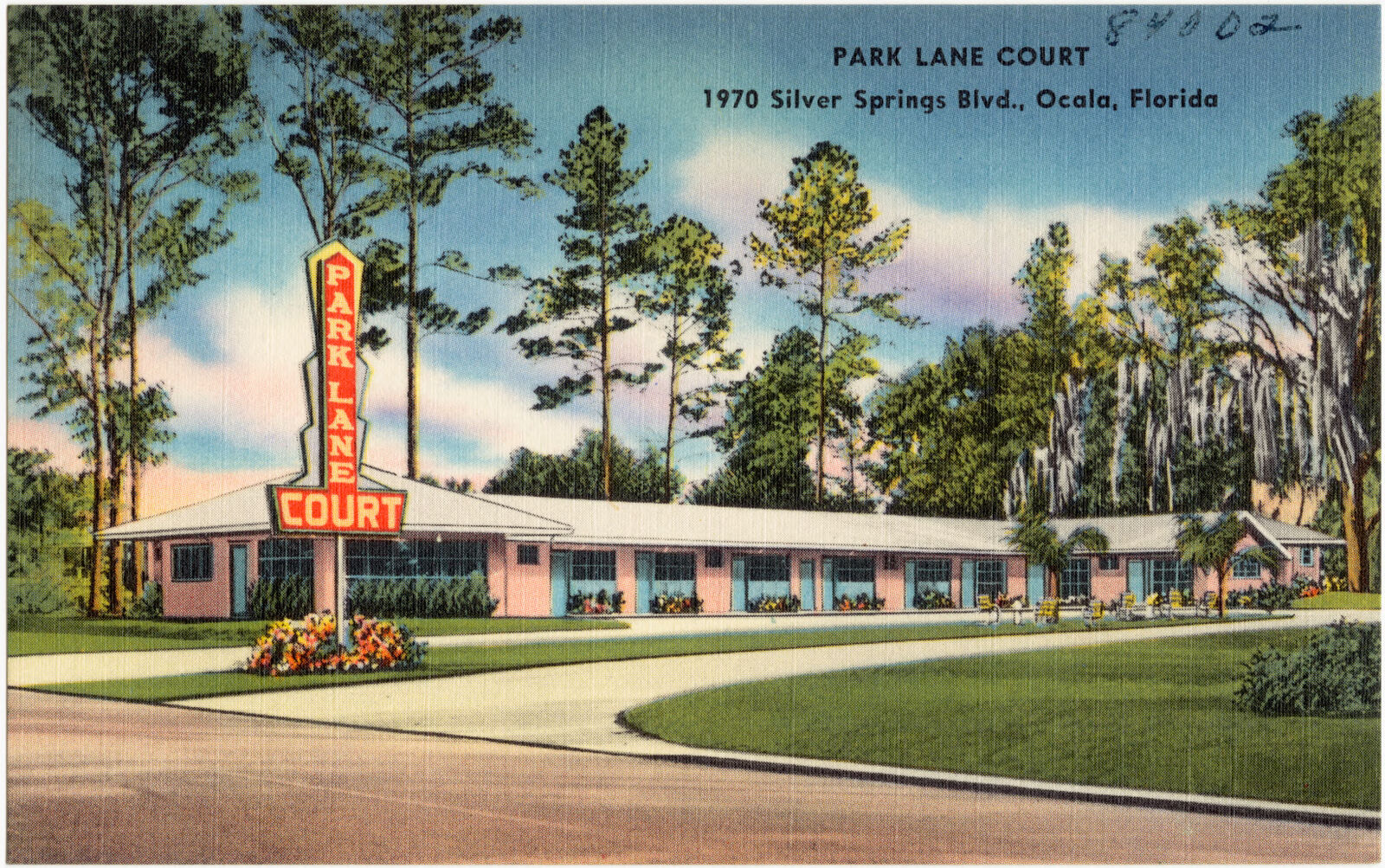 Park Lane Court, 1970 Silver Springs Blvd., Ocala, Florida, Boston Public Library - undated