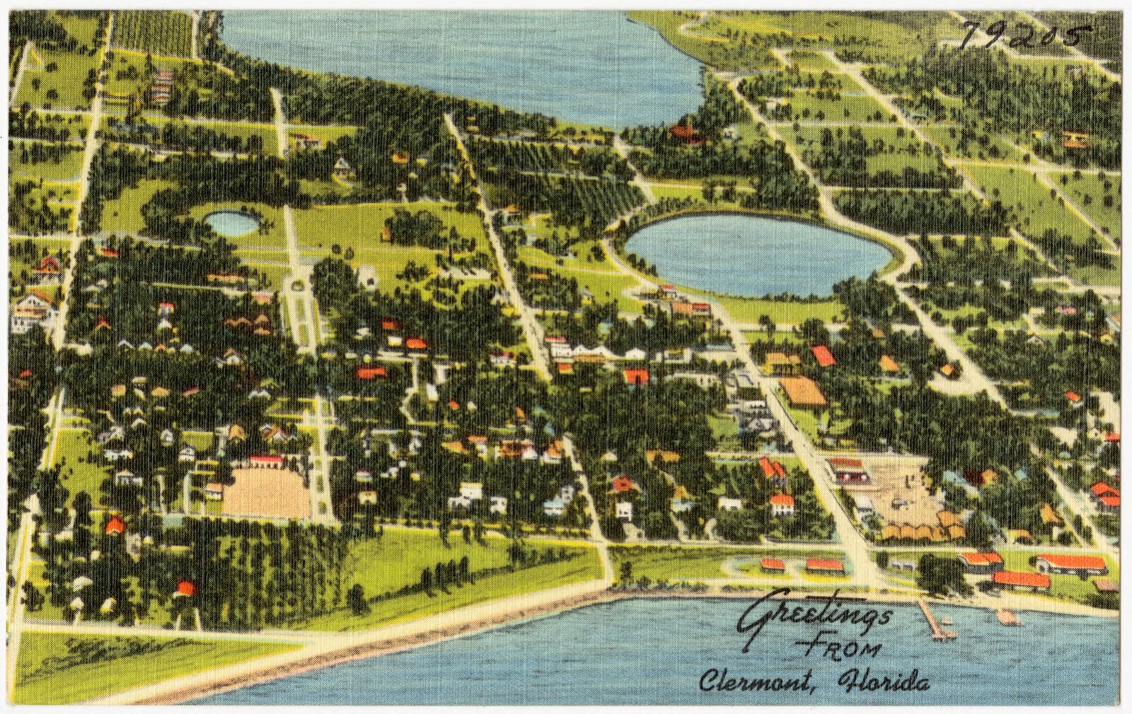 Greetings from Clermont, Florida, Boston Public Library - undated