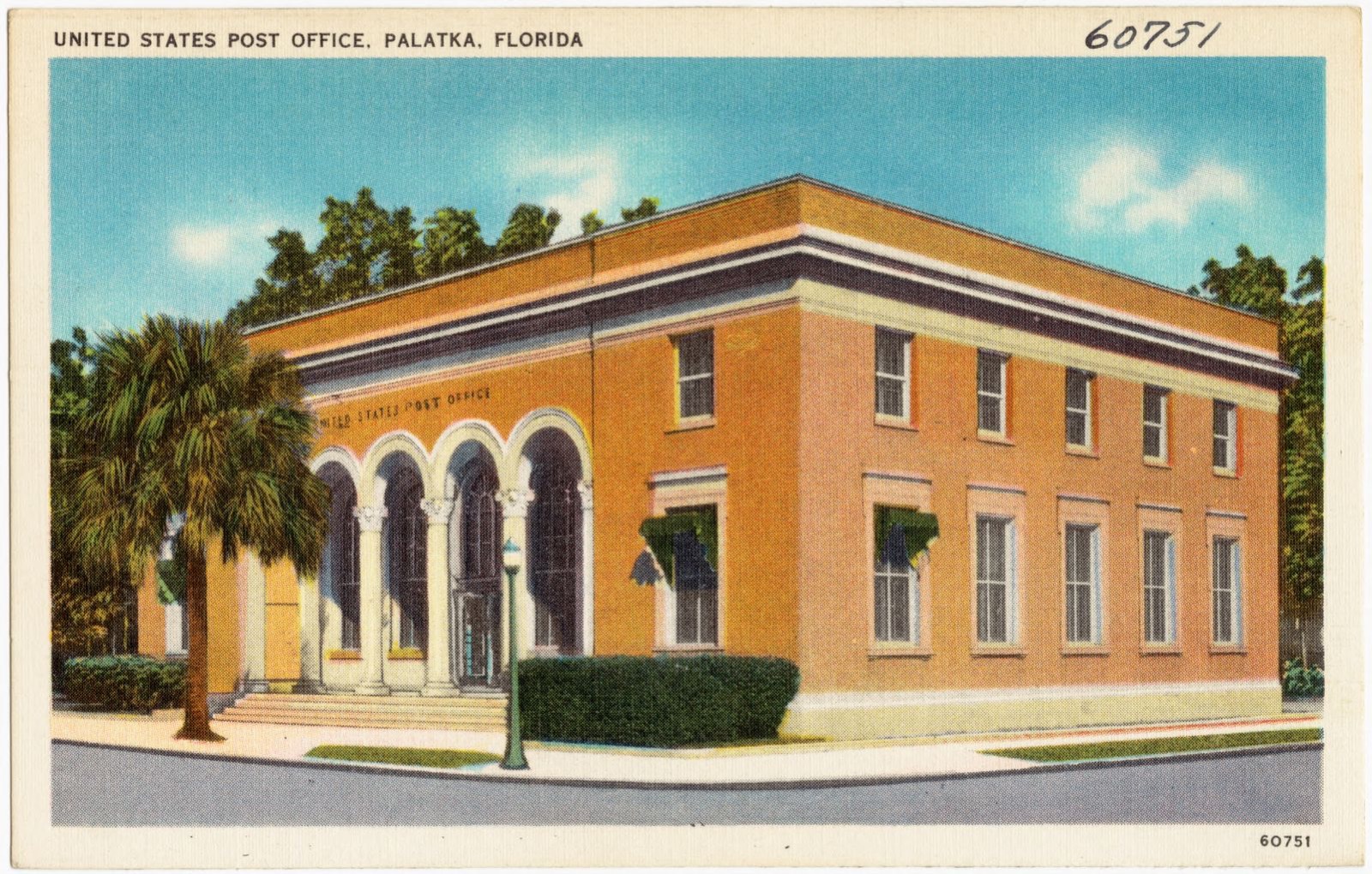 United States post office, Palatka, Florida, Boston Public Library - undated