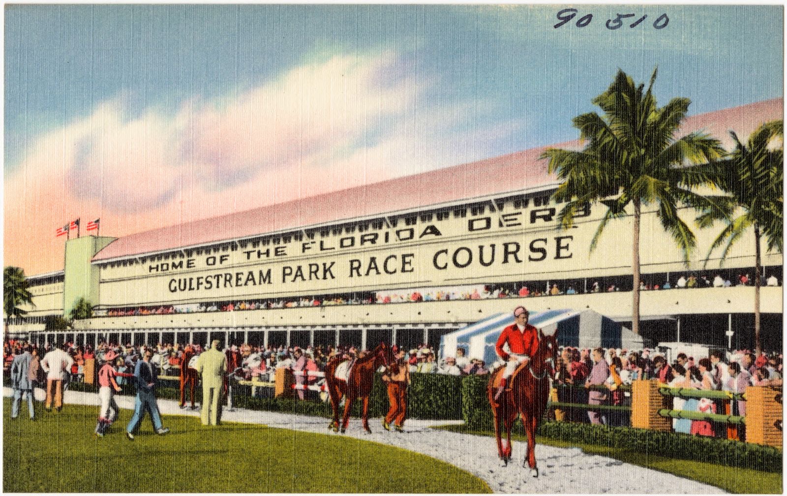 Home of the Florida Derby, Gulfstream Park Race Course, Boston Public Library - undated