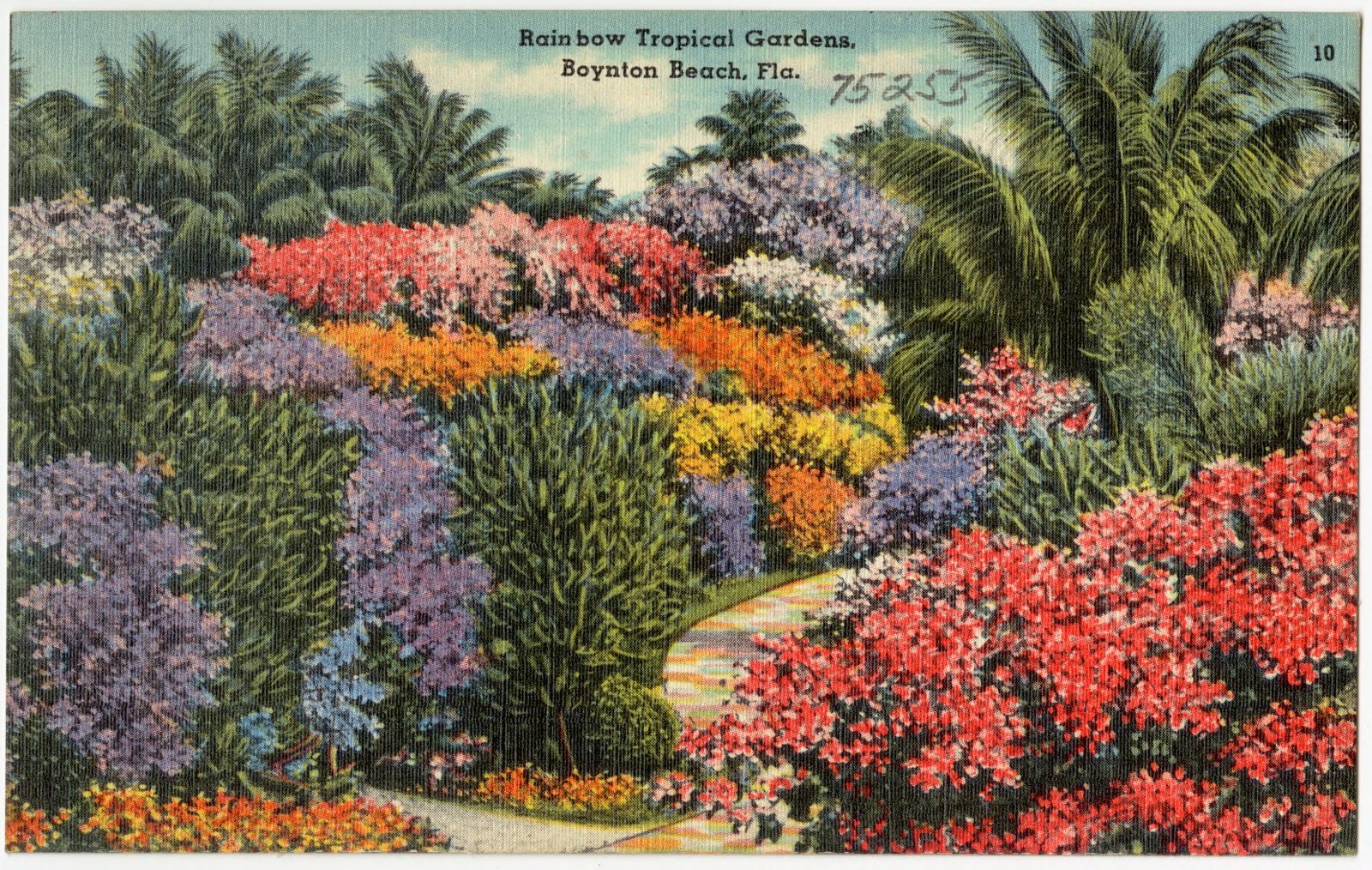 Rainbow Tropical Gardens, Boynton Beach, Fla., Boston Public Library - undated