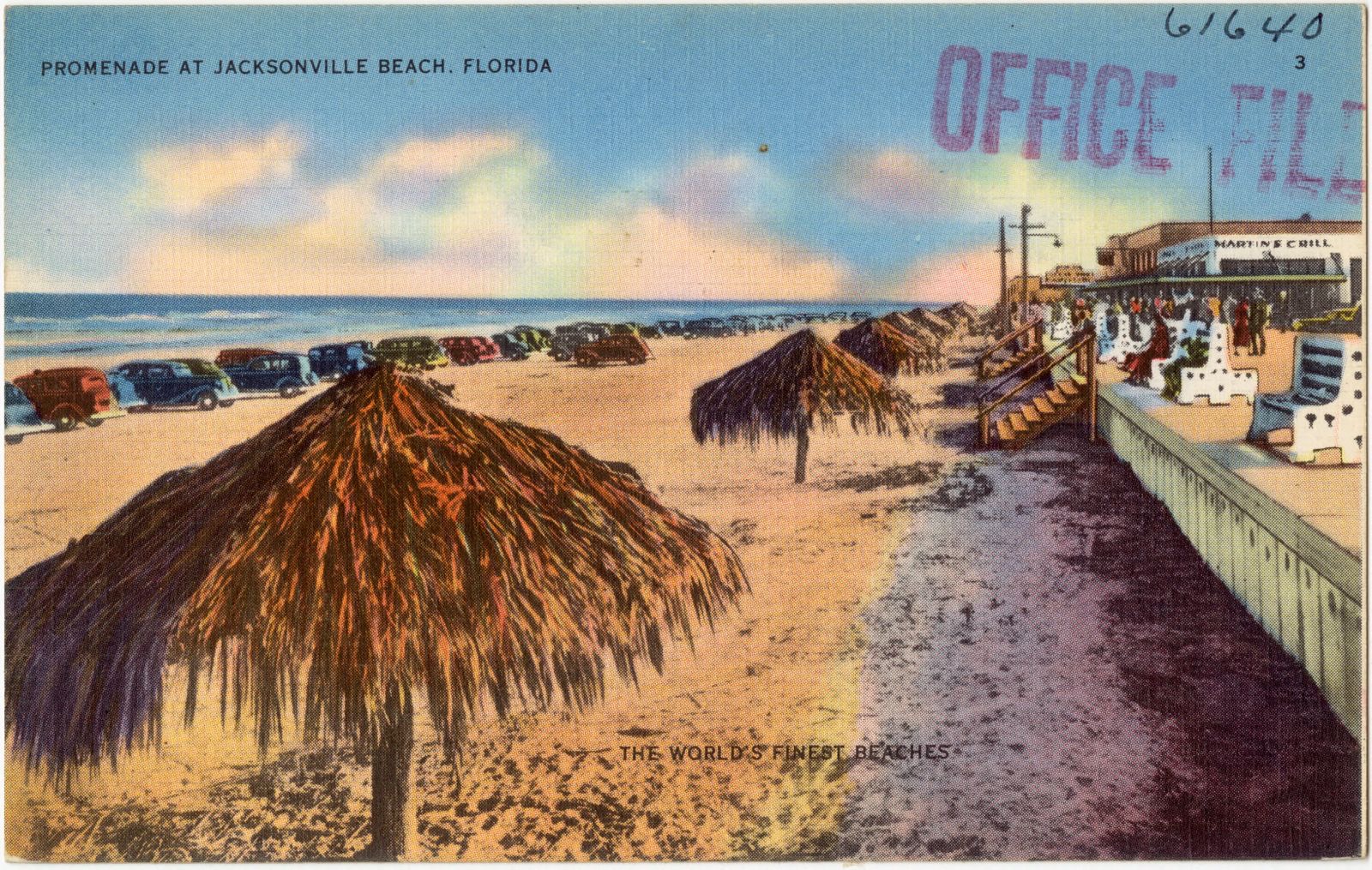 Promenade at Jacksonville Beach, Florida, Boston Public Library - undated