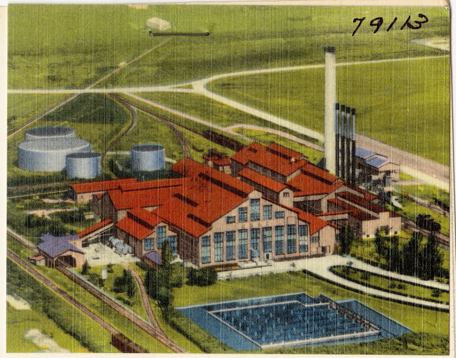 View of factory, Clewiston, Florida, Boston Public Library - undated