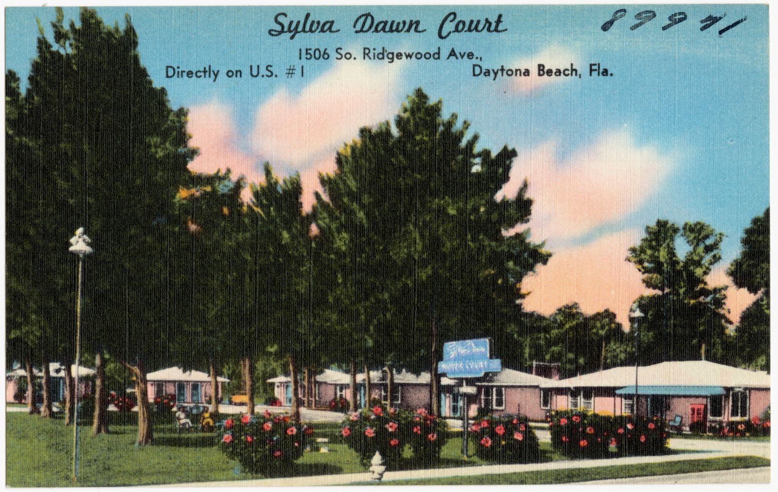 Sylva Dawn Court, 1506 South Ridgewood Avenue, directly on U.S. 1, Daytona Beach, Florida, Boston Public Library - undated