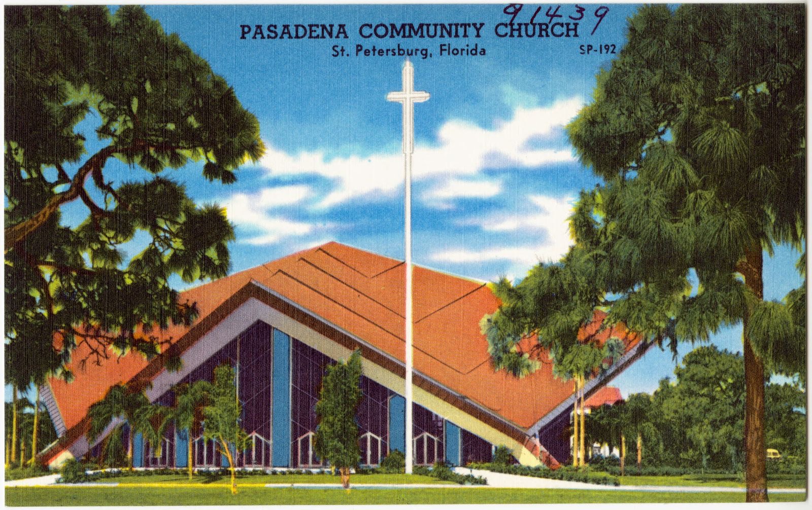 Pasadena Community Church, St. Petersburg, Florida, Boston Public Library - undated