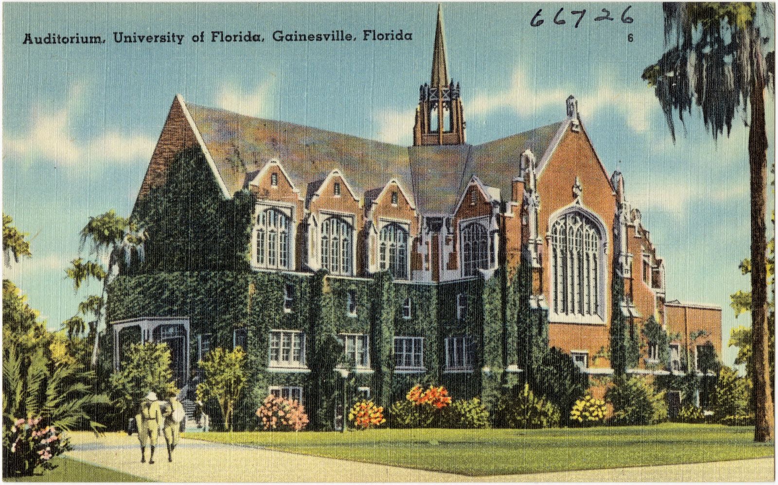 Auditorium, University of Florida, Gainesville, Florida, Boston Public Library - undated