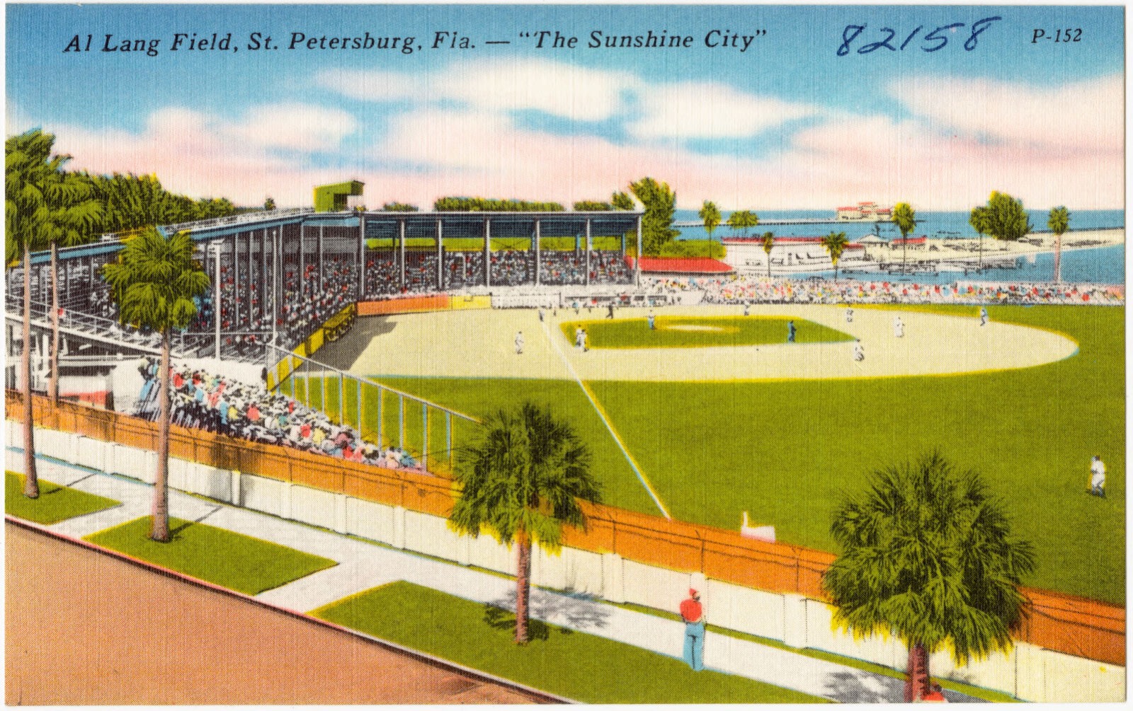 Al Lang Field, St. Petersburg, Florida- "the sunshine city", Boston Public Library - undated