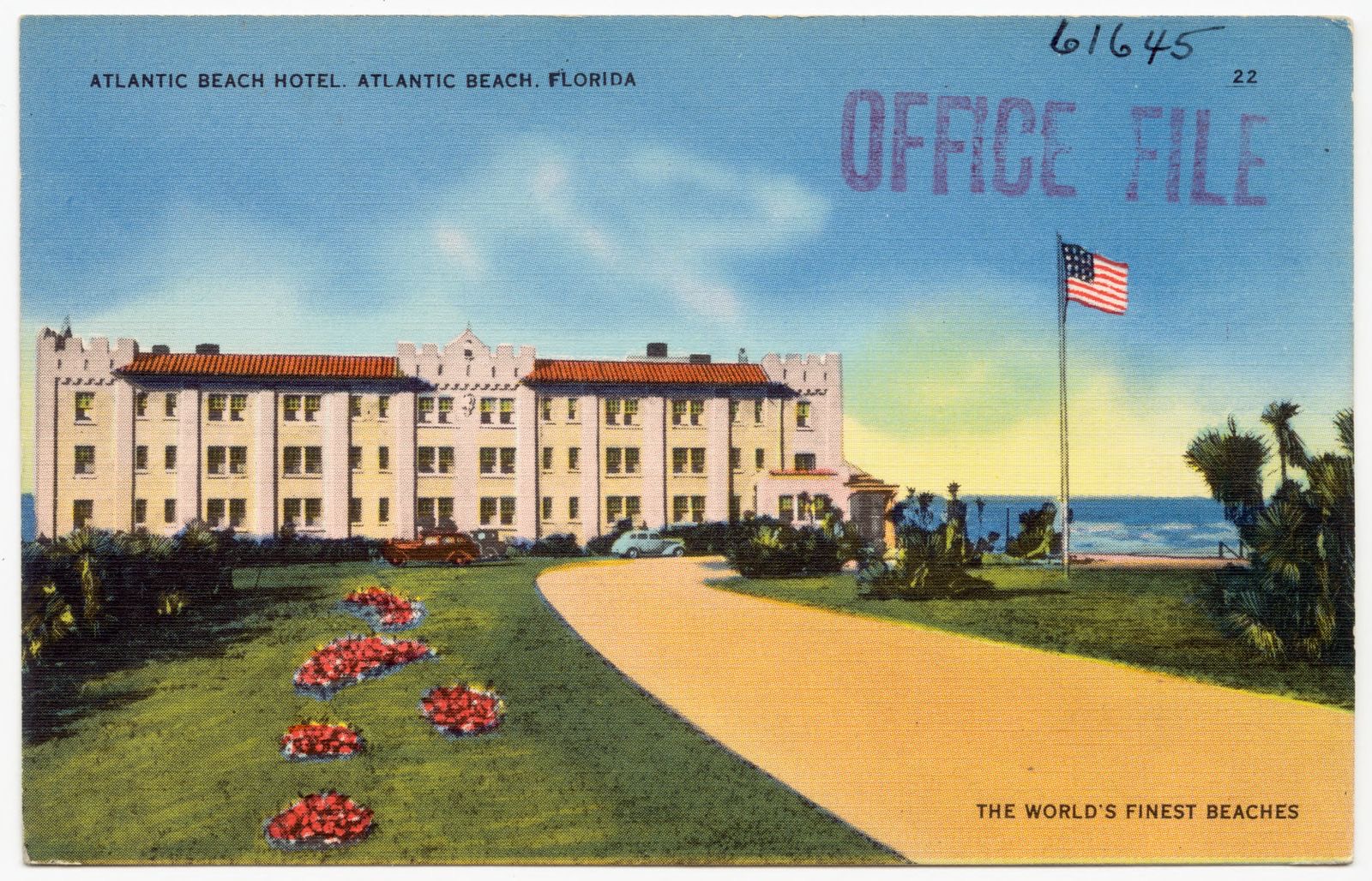 Atlantic Beach Hotel, Atlantic Beach, Florida, Boston Public Library - undated