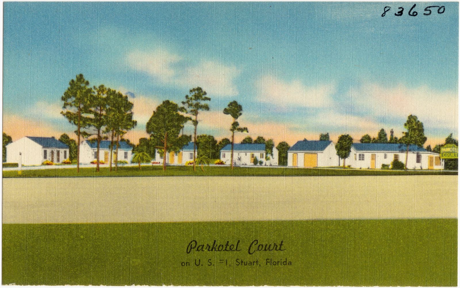 Parkotel Court on U.S. #1, Stuart, Florida, Boston Public Library - undated
