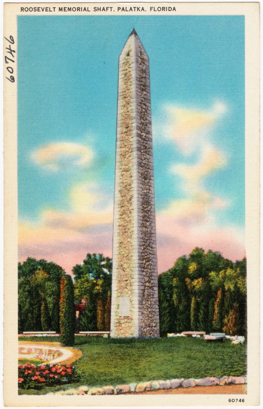 Roosevelt Memorial Shaft, Palatka, Florida, Boston Public Library - undated