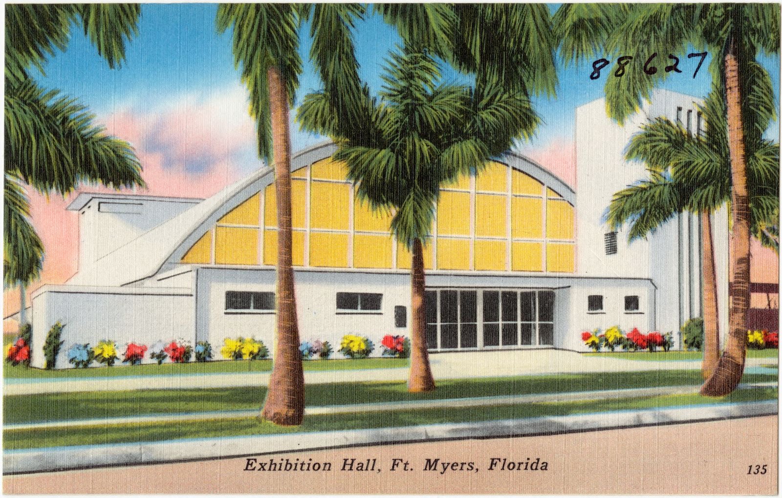 Exhibition Hall, Ft. Myers, Florida, Boston Public Library - undated