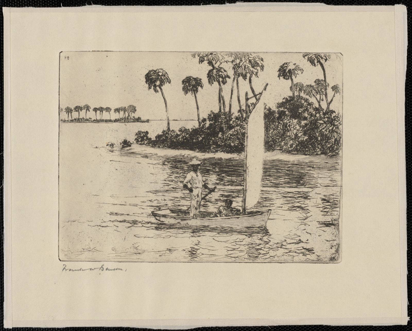 In the Florida Keys, Boston Public Library - undated
