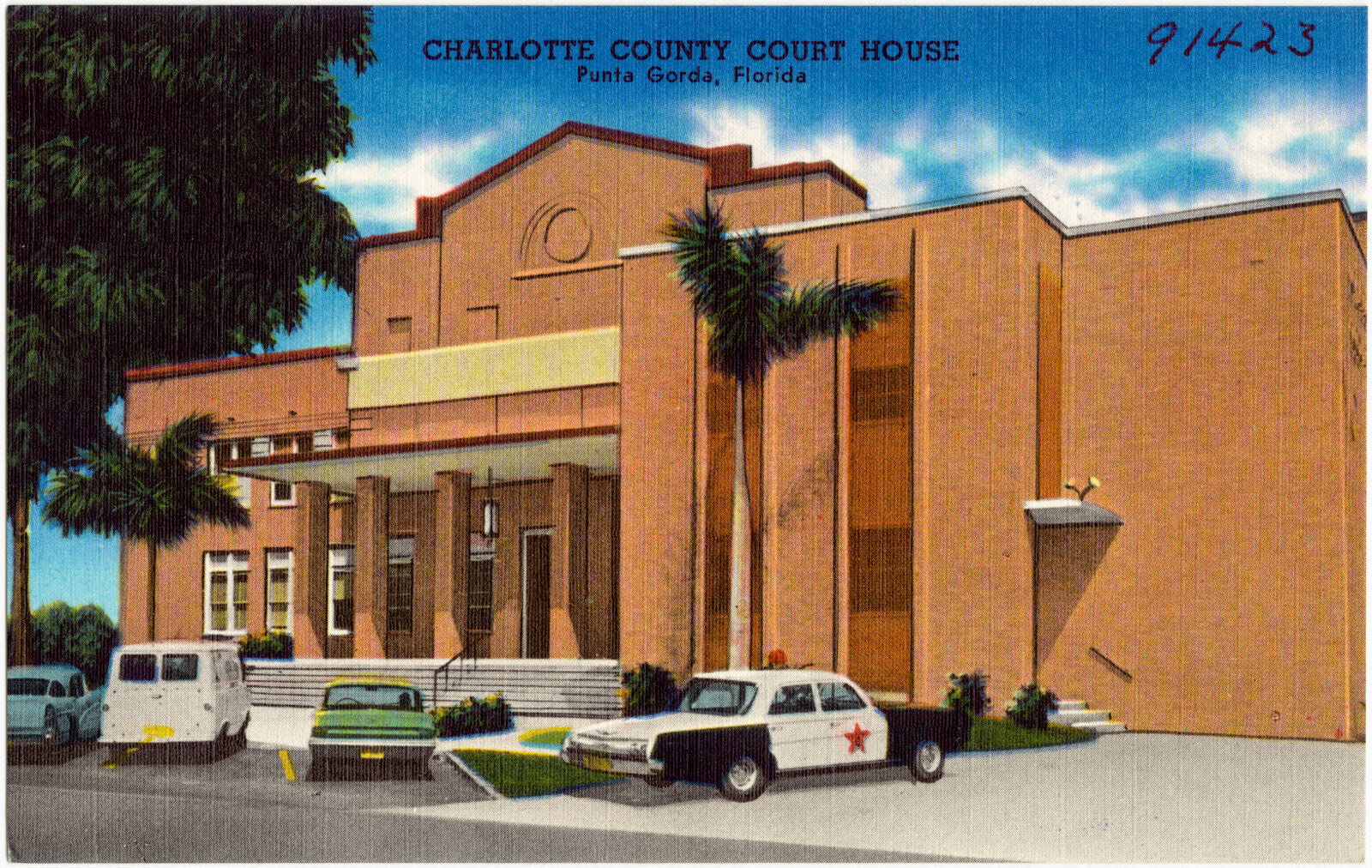 Charlotte county court house, Punta Gorda, Florida, Boston Public Library - undated