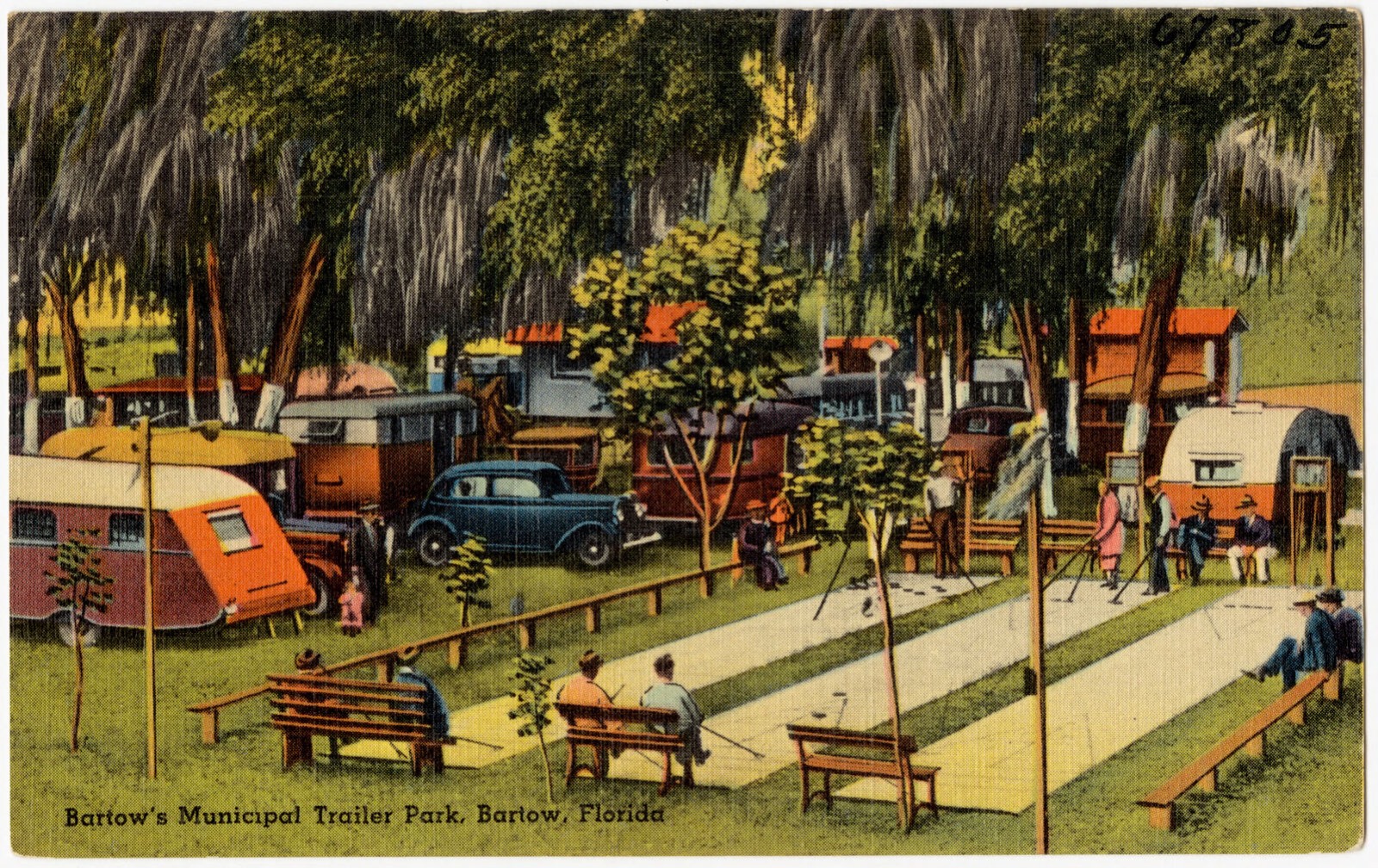 Bartow's Municipal Trailer Park, Bartow, Florida, Boston Public Library - undated