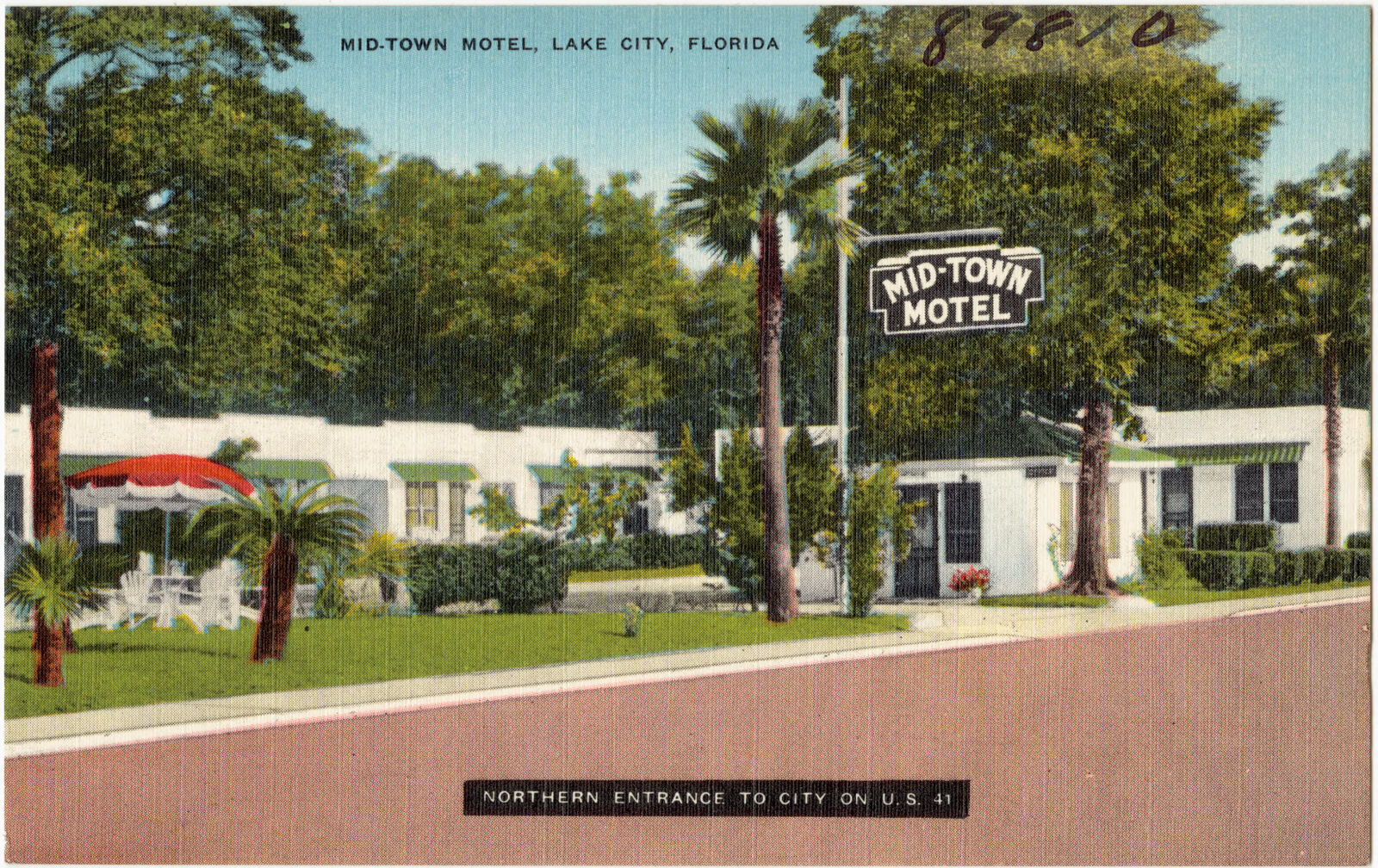 Mid-Town Motel, Lake City, Florida, Boston Public Library - undated