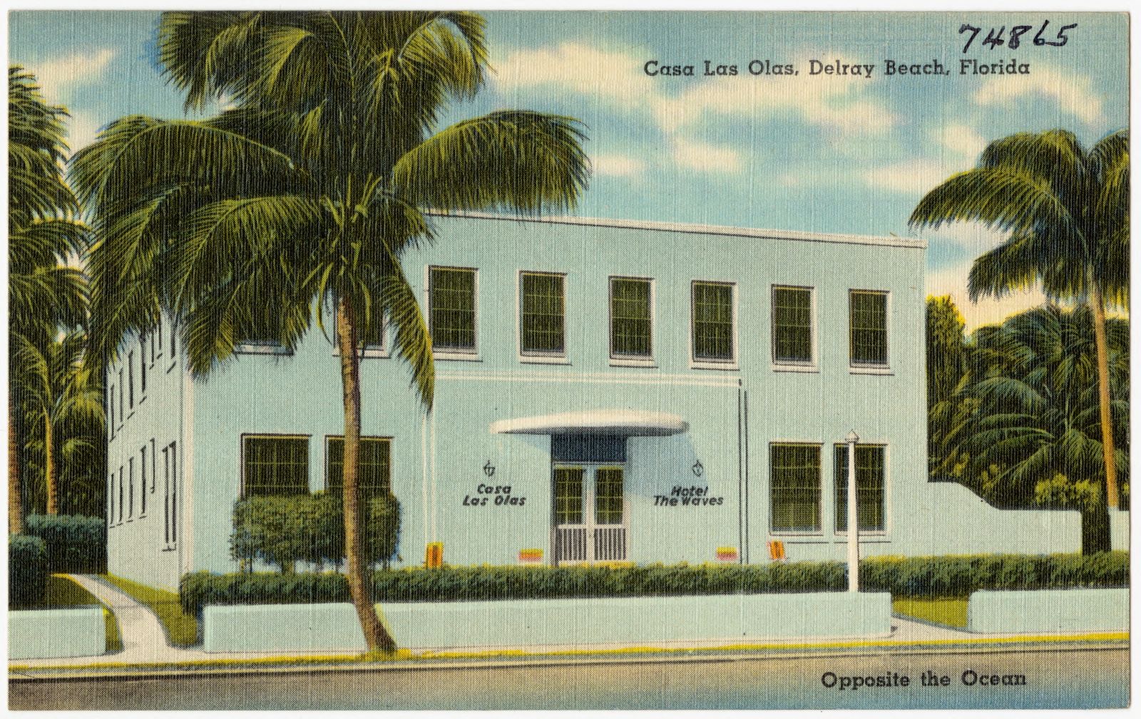 Casa Las Olas, Delray Beach, Florida, Boston Public Library - undated