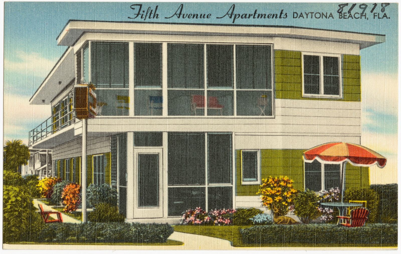 Fifth Avenue apartments, Daytona Beach, Florida, Boston Public Library - undated