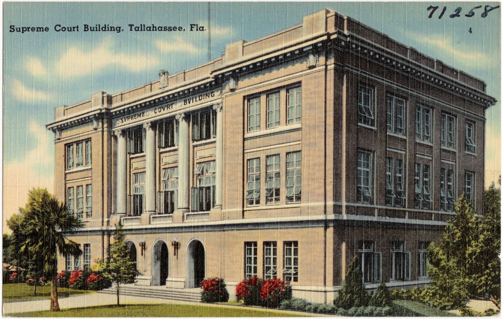 Supreme Court building, Tallahassee, Florida, Boston Public Library - undated