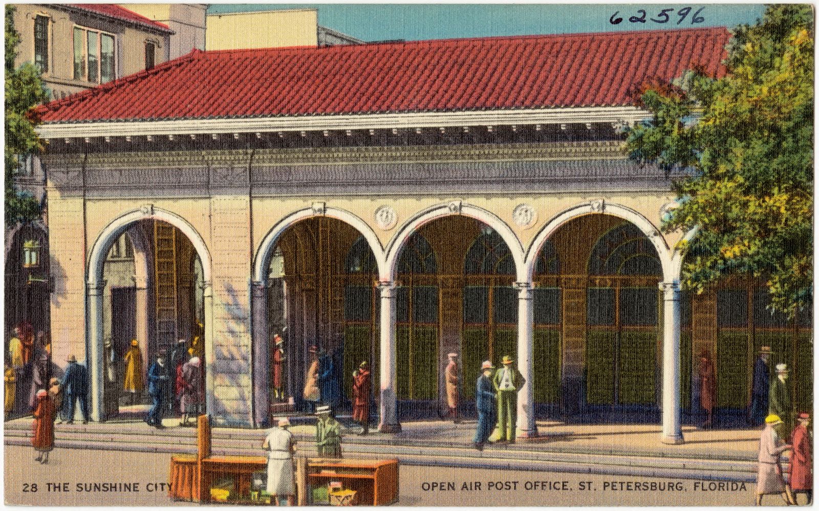The sunshine city, open air post office, St. Petersburg, Florida, Boston Public Library - undated