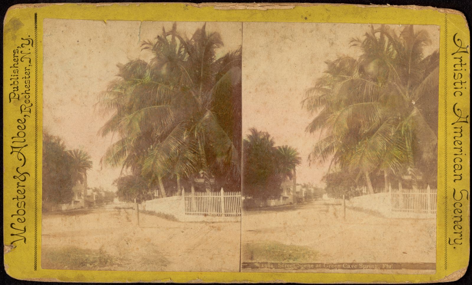 Street scene at Green Cave Spring, Fla., Boston Public Library - undated