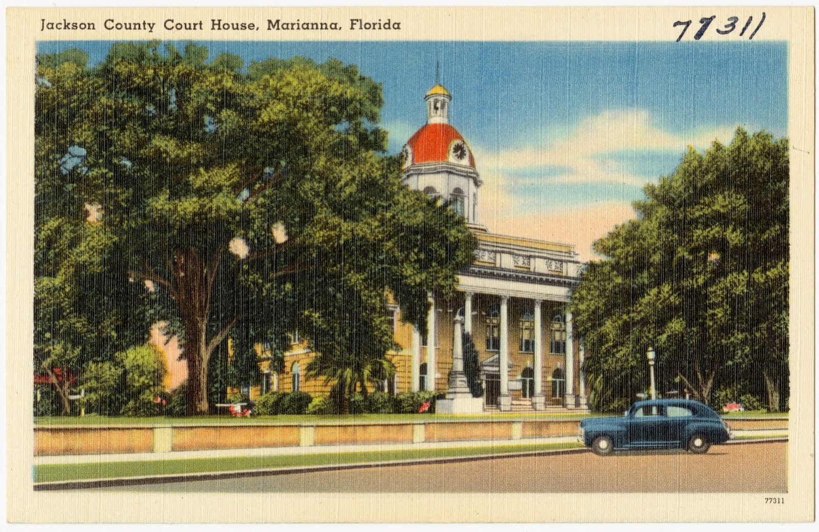 Jackson County court house, Marianna, Florida, Boston Public Library - undated