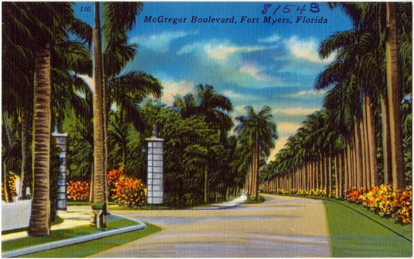 McGregor Boulevard, Fort Myers, Florida, Boston Public Library - undated
