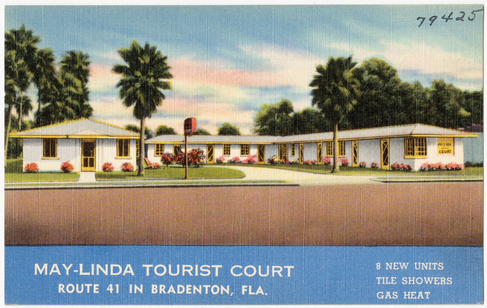 May-Linda Tourist Court, Route 41 in Bradenton, Fla., Boston Public Library - undated