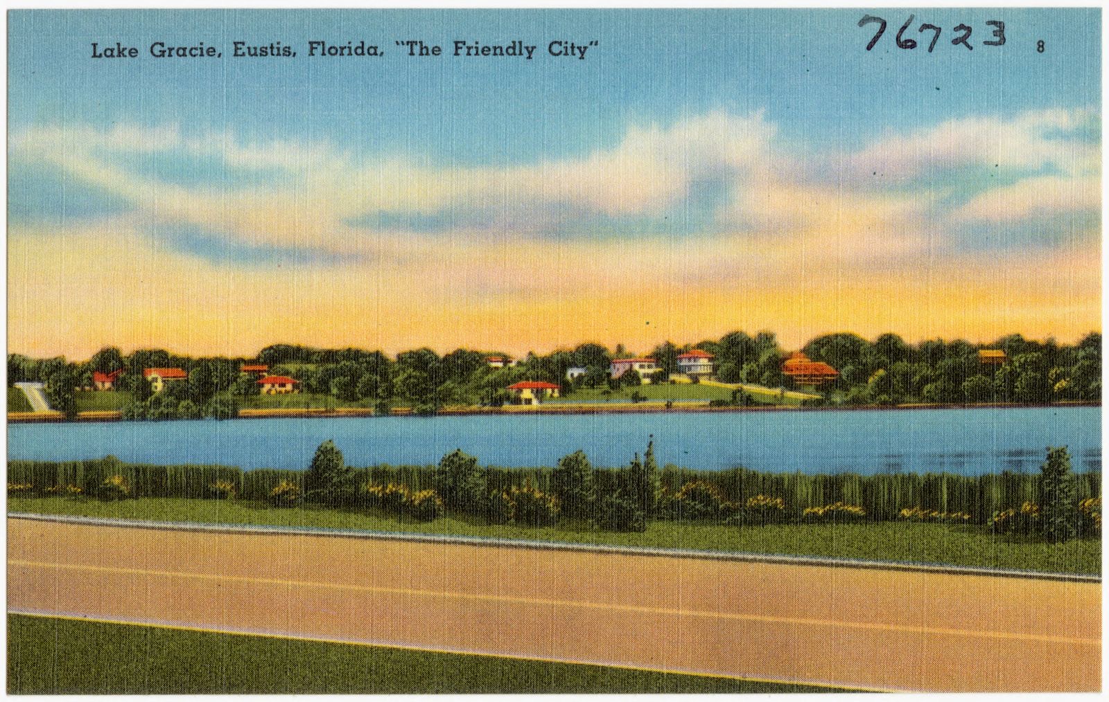 Lake Gracie, Eustis, Florida, "The Friendly City", Boston Public Library - undated