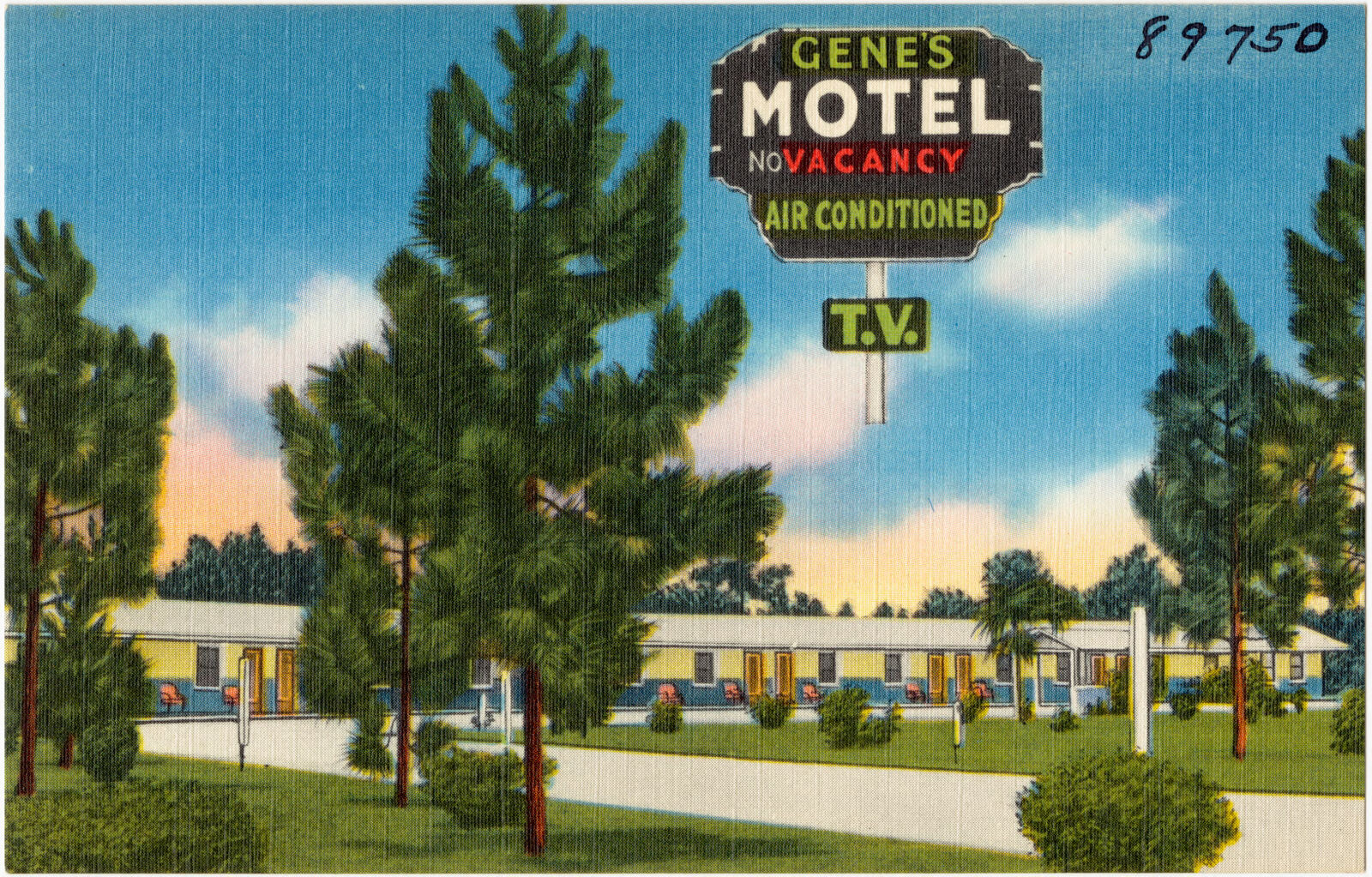 Gene's Motels, Hillard, Florida, Boston Public Library - undated