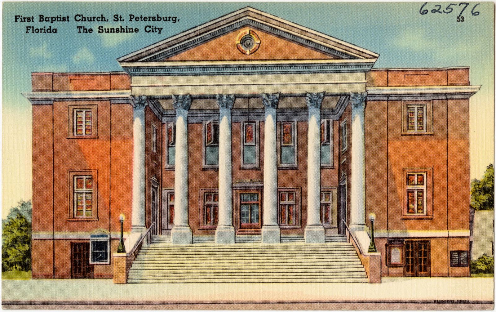 First Baptist Church, St. Petersburg, Florida, the sunshine city, Boston Public Library - undated