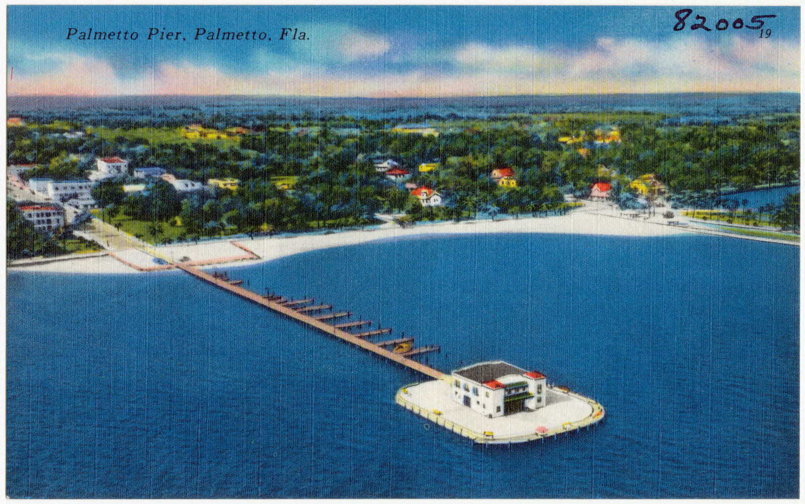 Palmetto Pier, Palmetto, Florida, Boston Public Library - undated