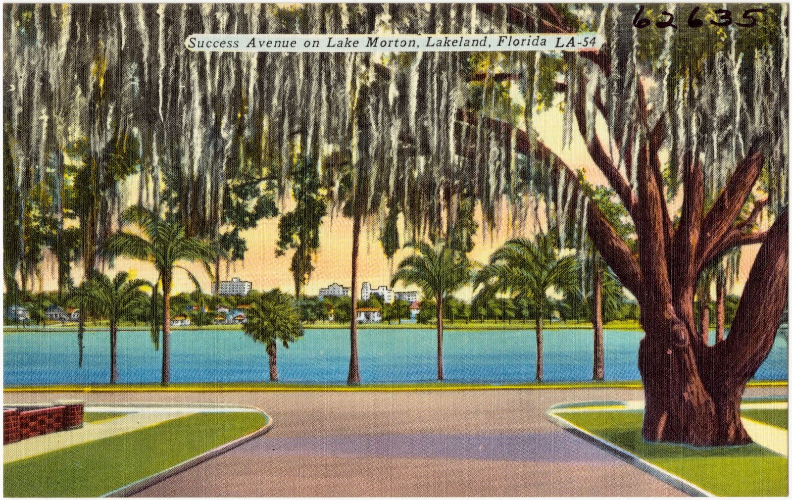 Success Avenue on Lake Morton, Lakeland, Florida, Boston Public Library - undated