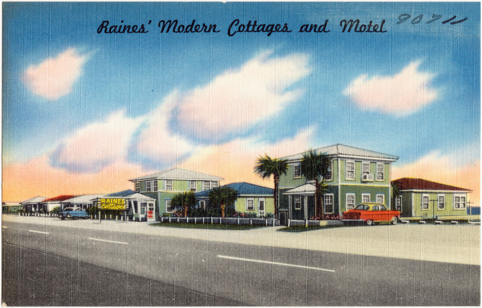 Raines' Modern Cottages and Motels, Boston Public Library - undated