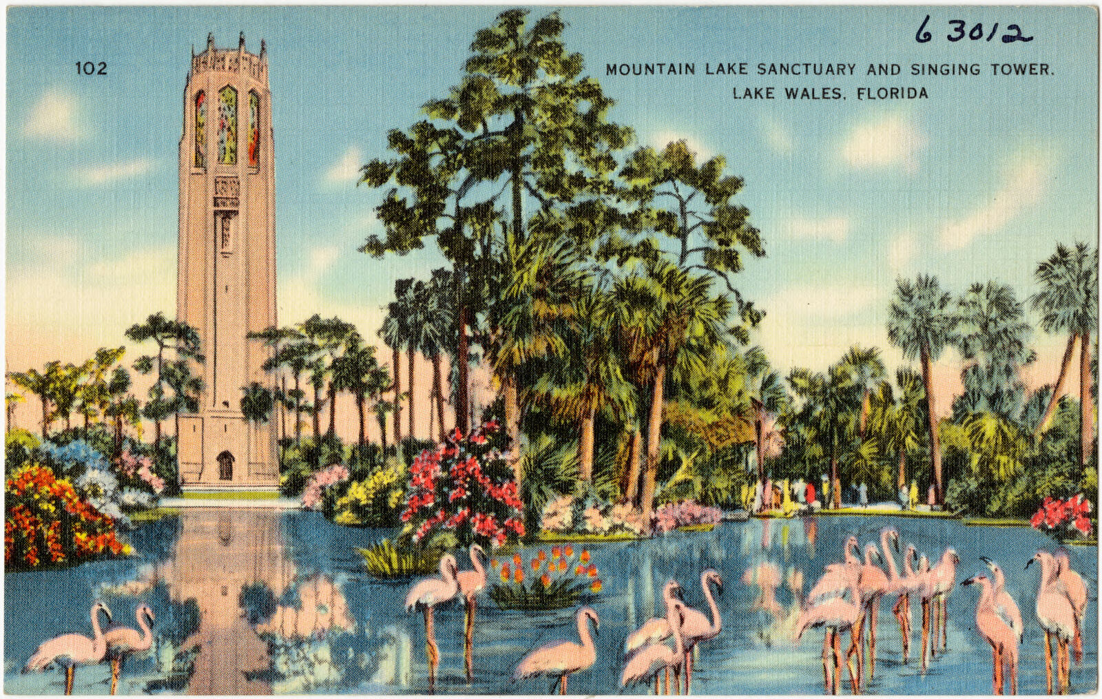 Mountain Lake Sanctuary and Singing Tower, Lake Wales, Florida, Boston Public Library - undated