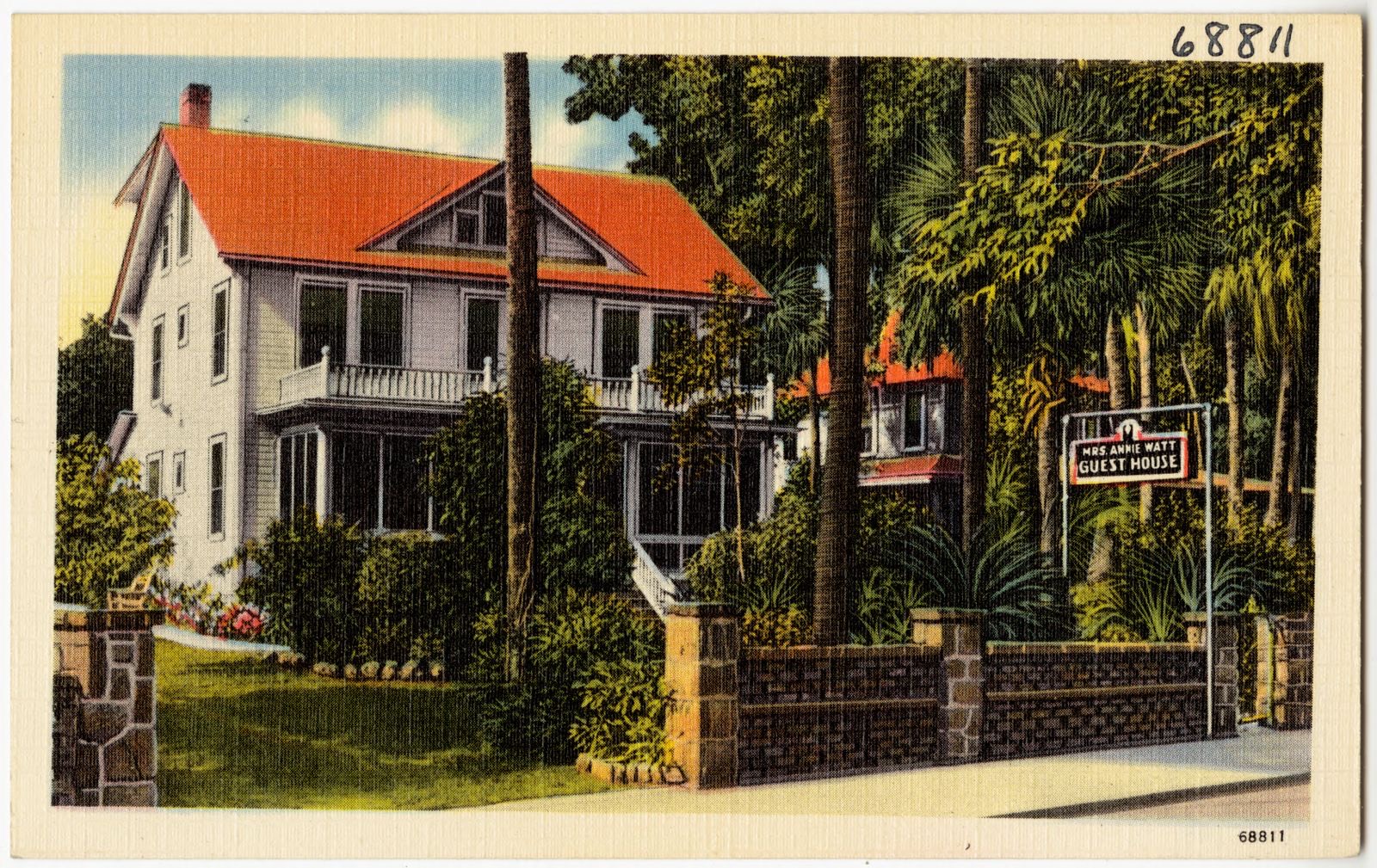 Mrs. Annie Watt Guest House, Boston Public Library - undated