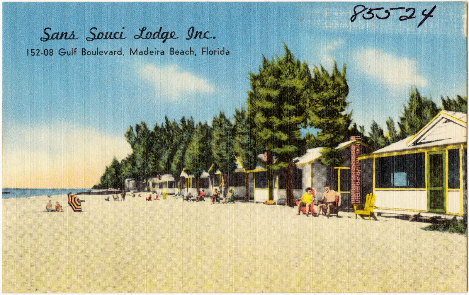 Sans Souci Lodge Inc. 152-08 Gulf Boulevard, Madeira Beach, Florida, Boston Public Library - undated