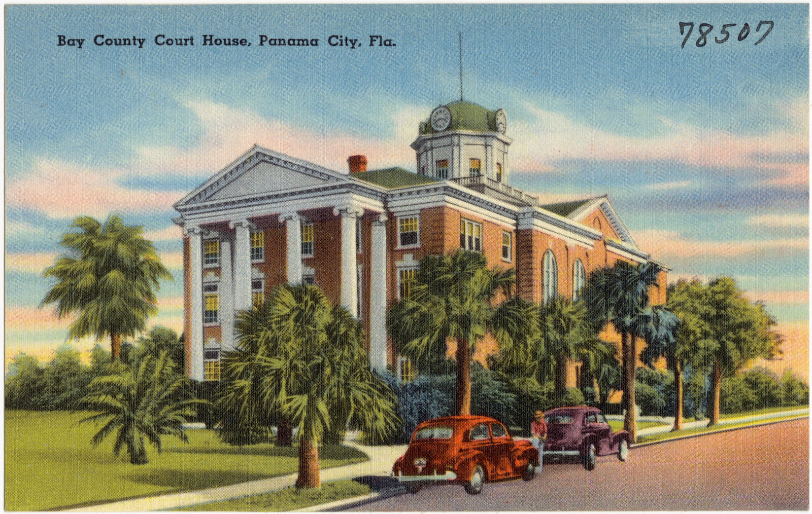 Bay County court house, Panama City, Florida, Boston Public Library - undated