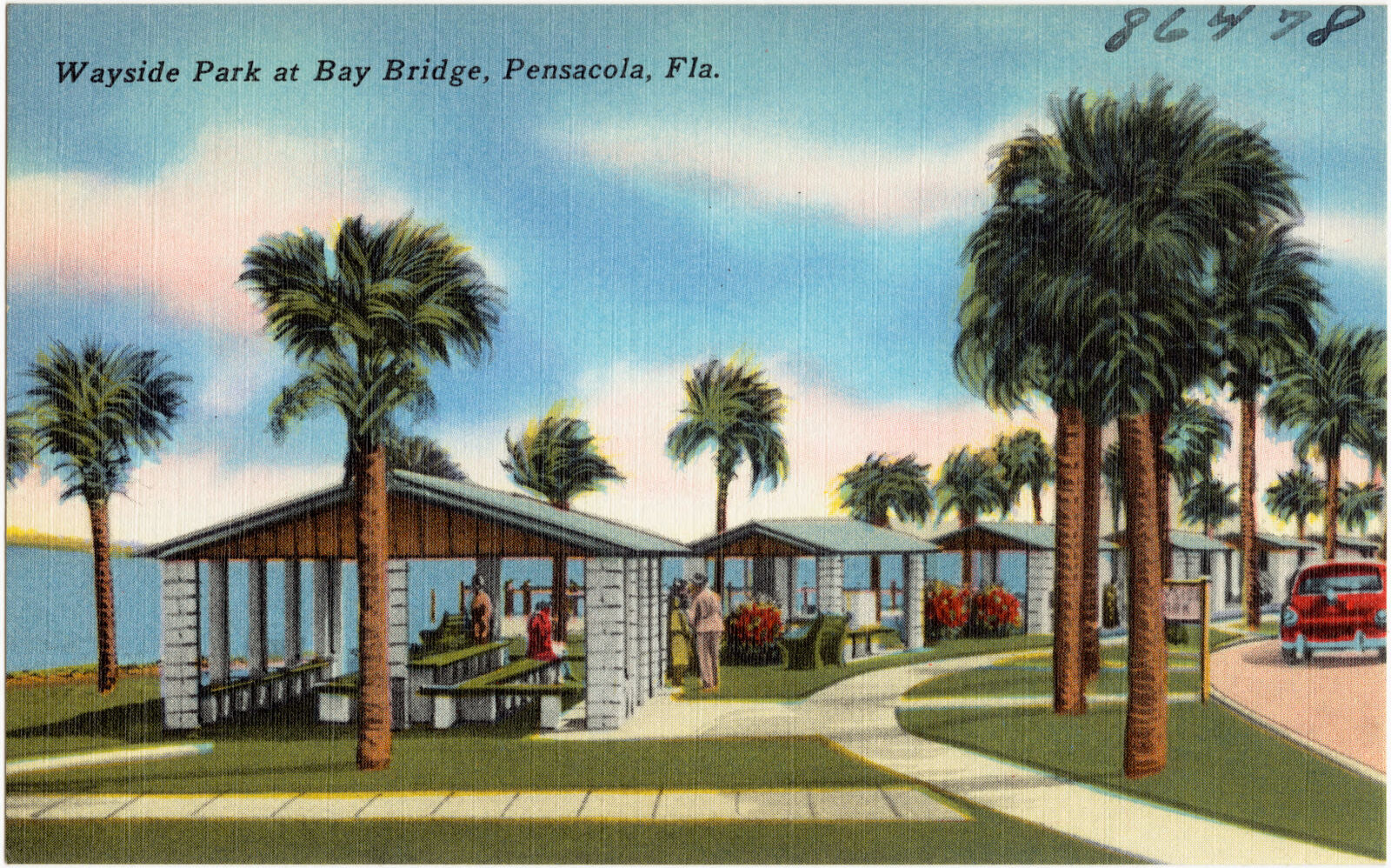 Wayside Park at Bay Bridge, Pensacola, Florida, Boston Public Library - undated