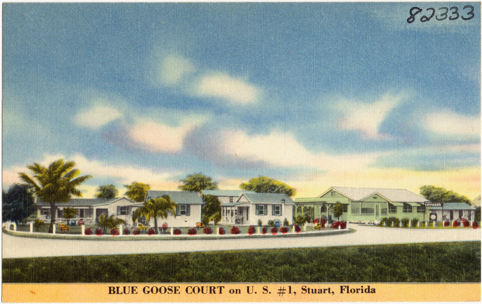 Blue Goose Court on U.S. #1, Stuart, Florida, Boston Public Library - undated
