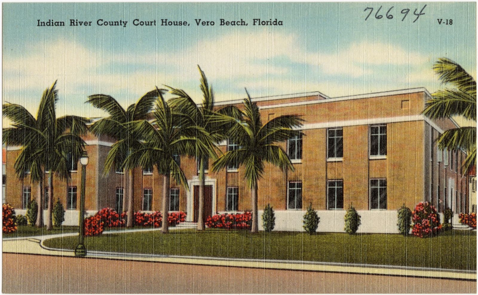 Indian River County Court House, Vero Beach, Florida, Boston Public Library - undated