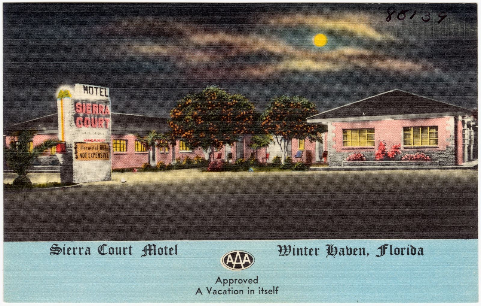 Sierra Court Motel, Winter Haven, Florida, Boston Public Library - undated
